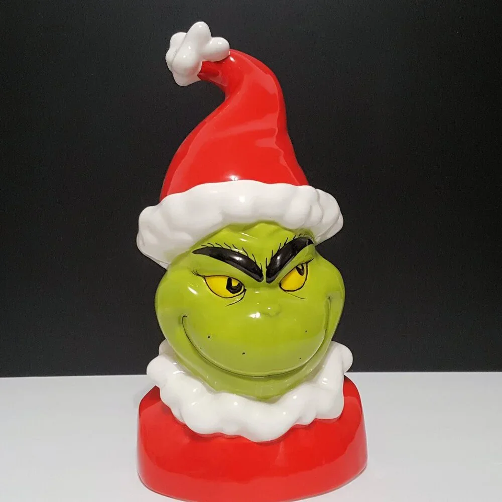 NEW RARE Williams Sonoma The Grinch Cookie Jar NIB